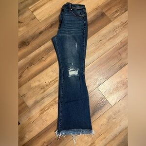 No Boundaries Destructed Flare Jeans.  Super Cute!